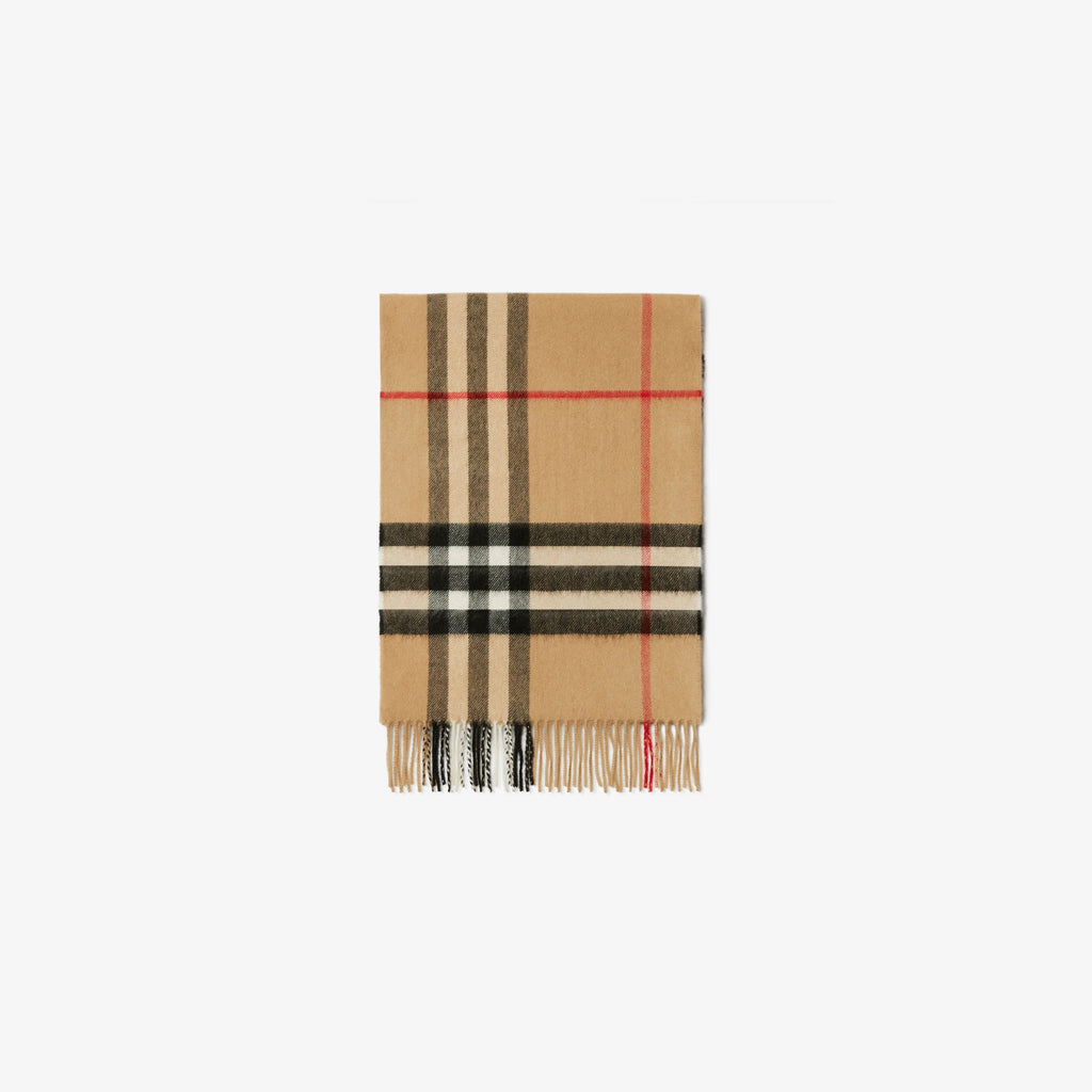BURBERRY The Classic Check Cashmere Scarf