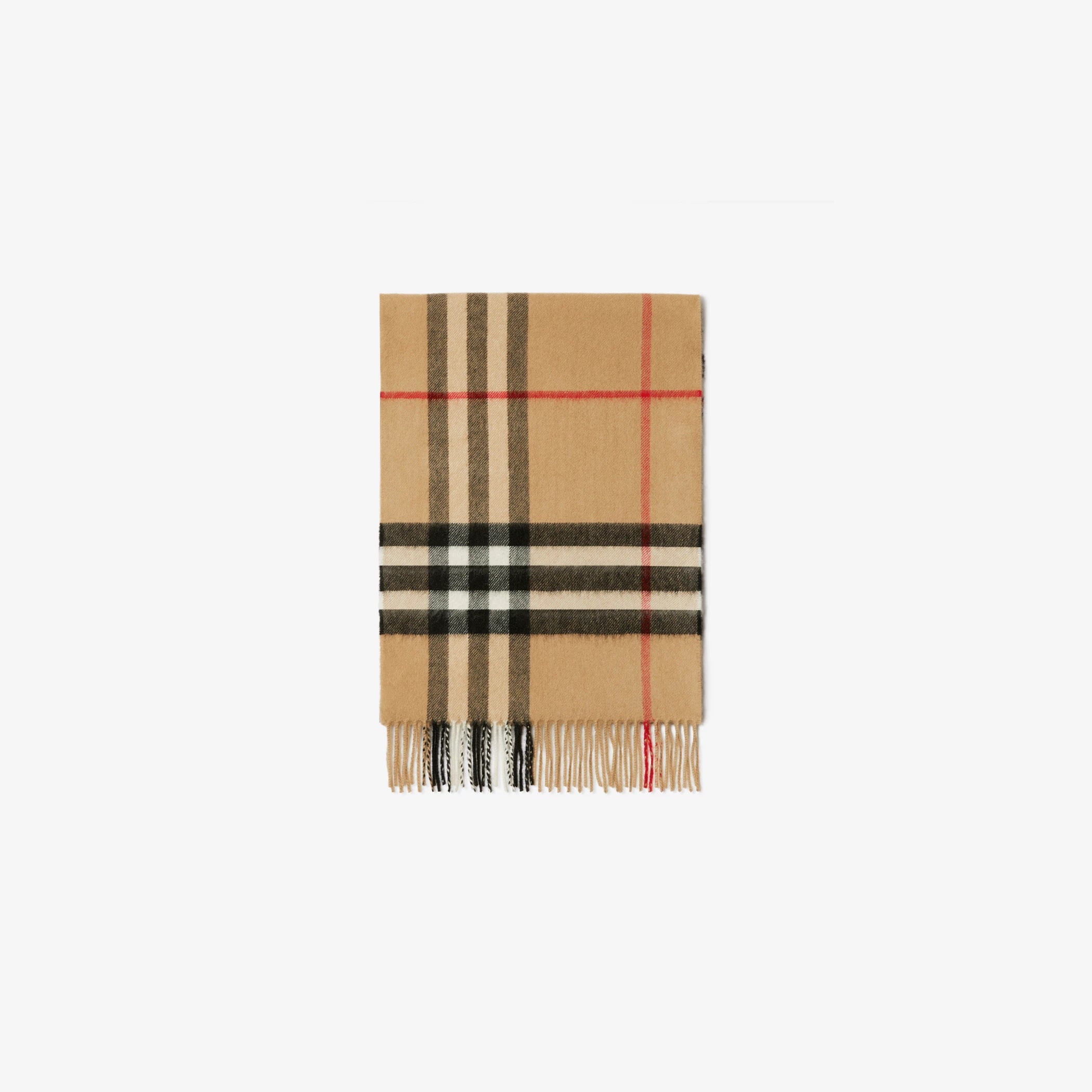 BURBERRY The Classic Check Cashmere Scarf