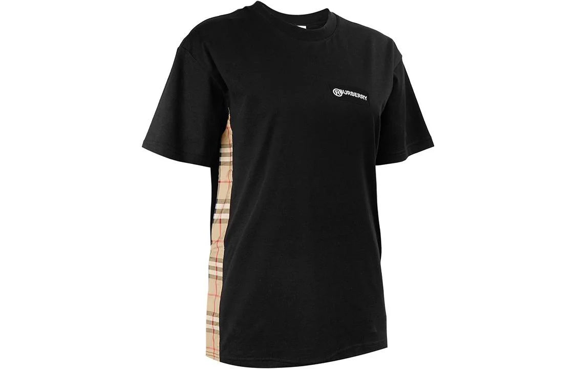 BURBERRY Vintage Check Panel T-shirt