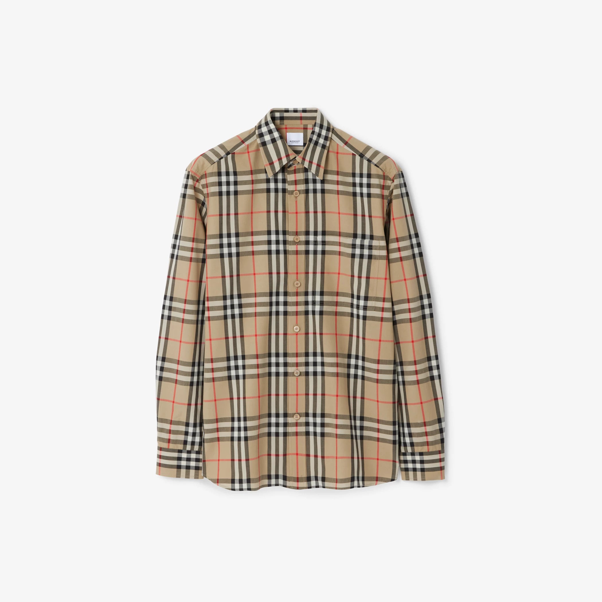BURBERRY Caxton Shirt Archive Beige Check