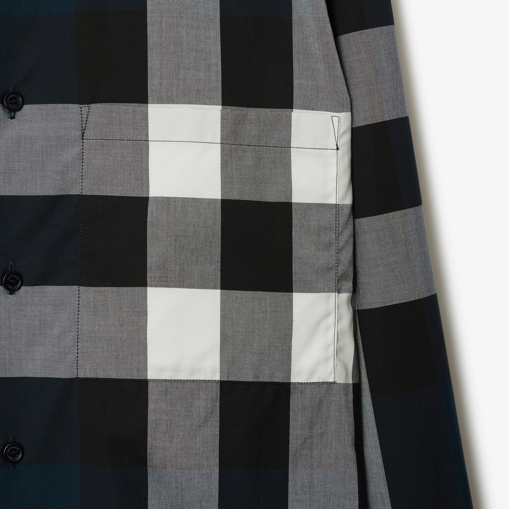 BURBERRY Somerton Shirt Navy Check
