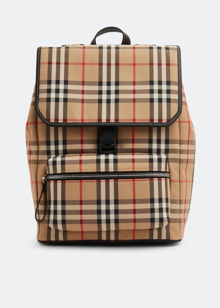 BURBERRY Vintage Check Cotton Backpack