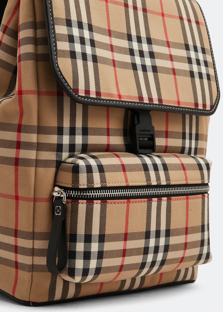 BURBERRY Vintage Check Cotton Backpack