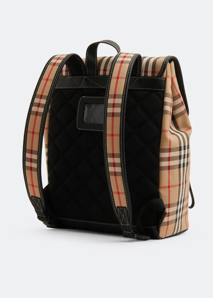 BURBERRY Vintage Check Cotton Backpack