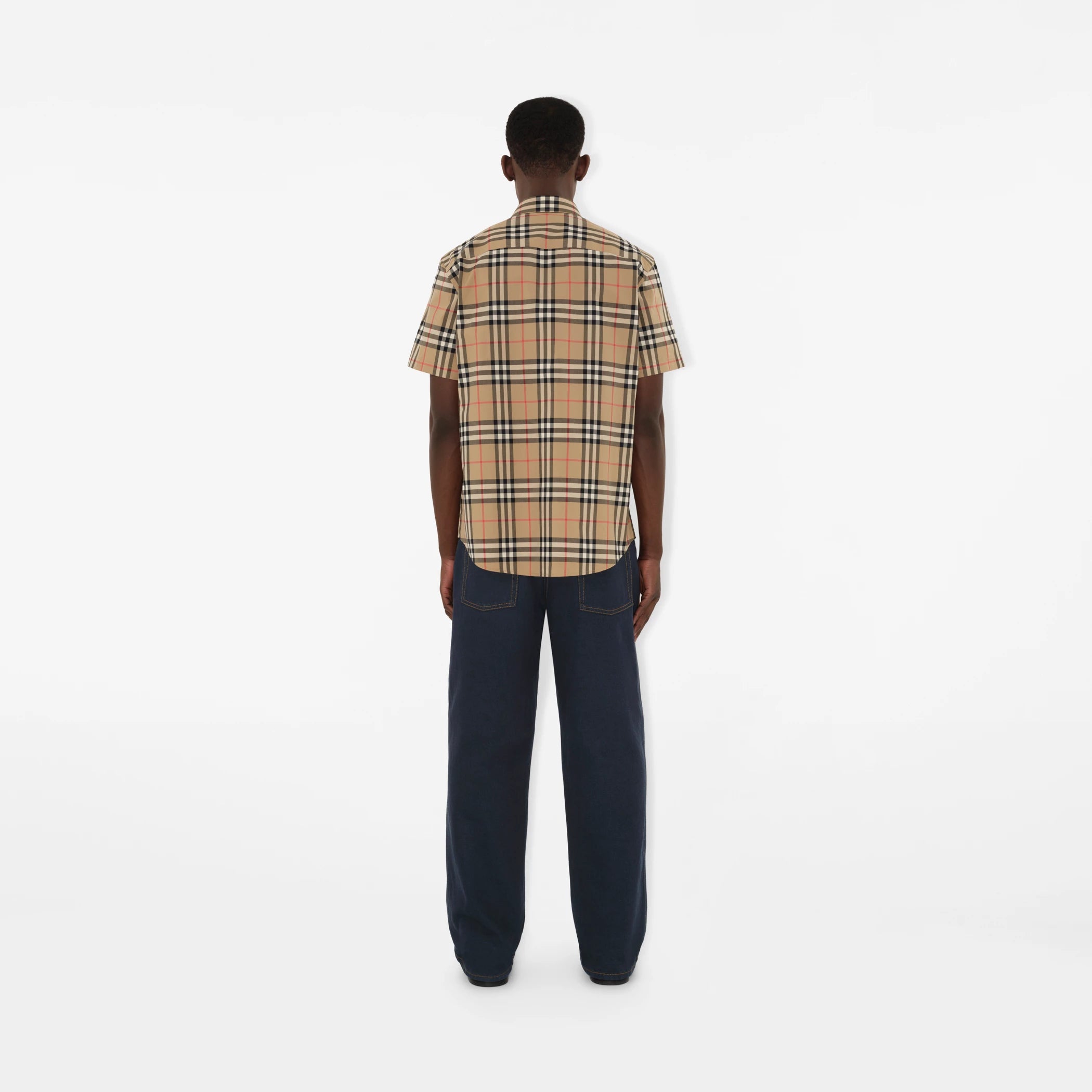 BURBERRY Caxton SS Shirt Archive Beige Check