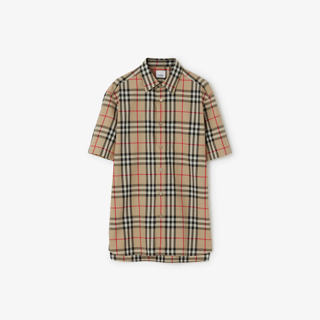 BURBERRY Caxton SS Shirt Archive Beige Check