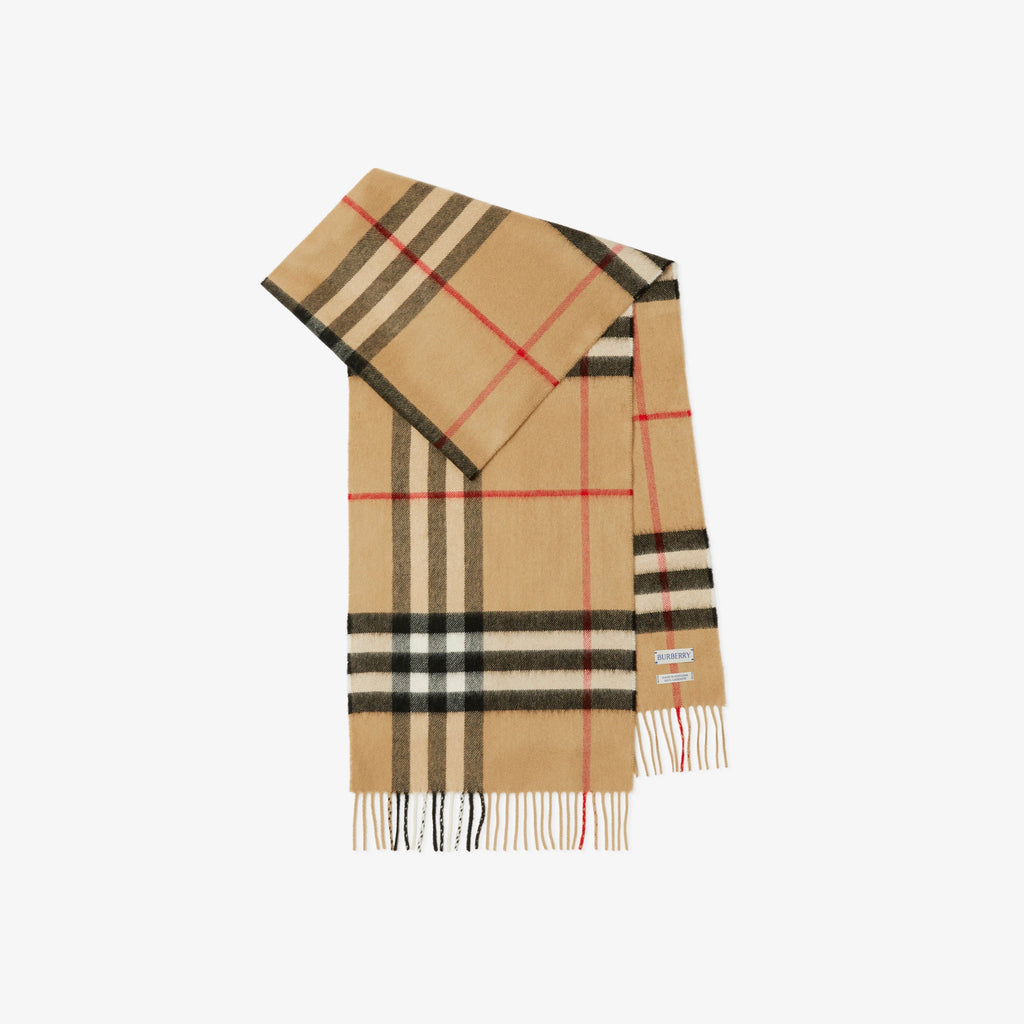 BURBERRY The Classic Check Cashmere Scarf