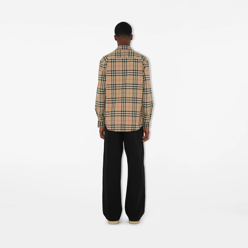 BURBERRY Caxton Shirt Archive Beige Check