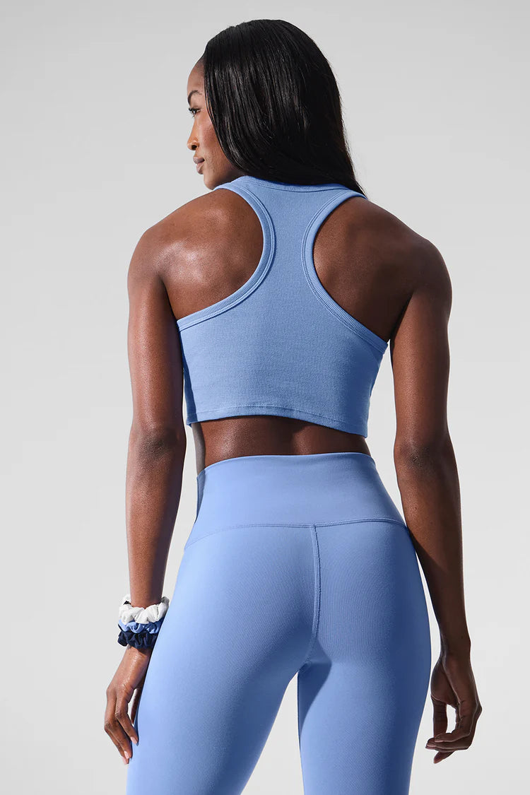 ALO YOGA Aspire Tank Crystal Clear Blue