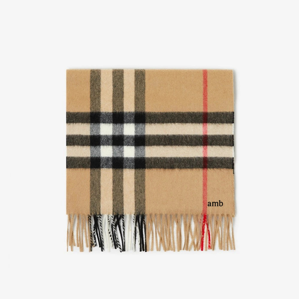 BURBERRY The Classic Check Cashmere Scarf
